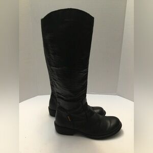 Rocket Dog Tall Black Leather Boots size 7